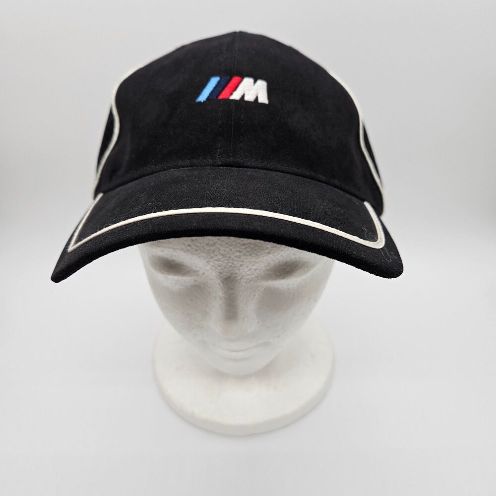 BMW M3 Motorsport Hat Black Strapback Baseball Cap LIFESTYLE Luxury Sports Car